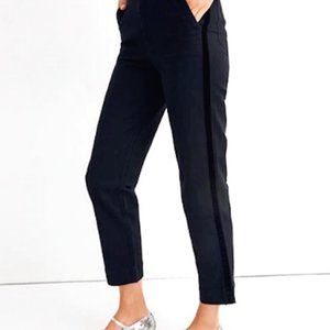 plus size tuxedo stripe pants